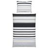 Bettwäsche Davina - Schwarz/Grau, MODERN, Textil - Luca Bessoni