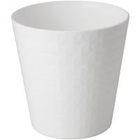 Obal na kvetináč BRILLIANT 13 - biela, Konventionell, plast (13/13cm) - Mömax