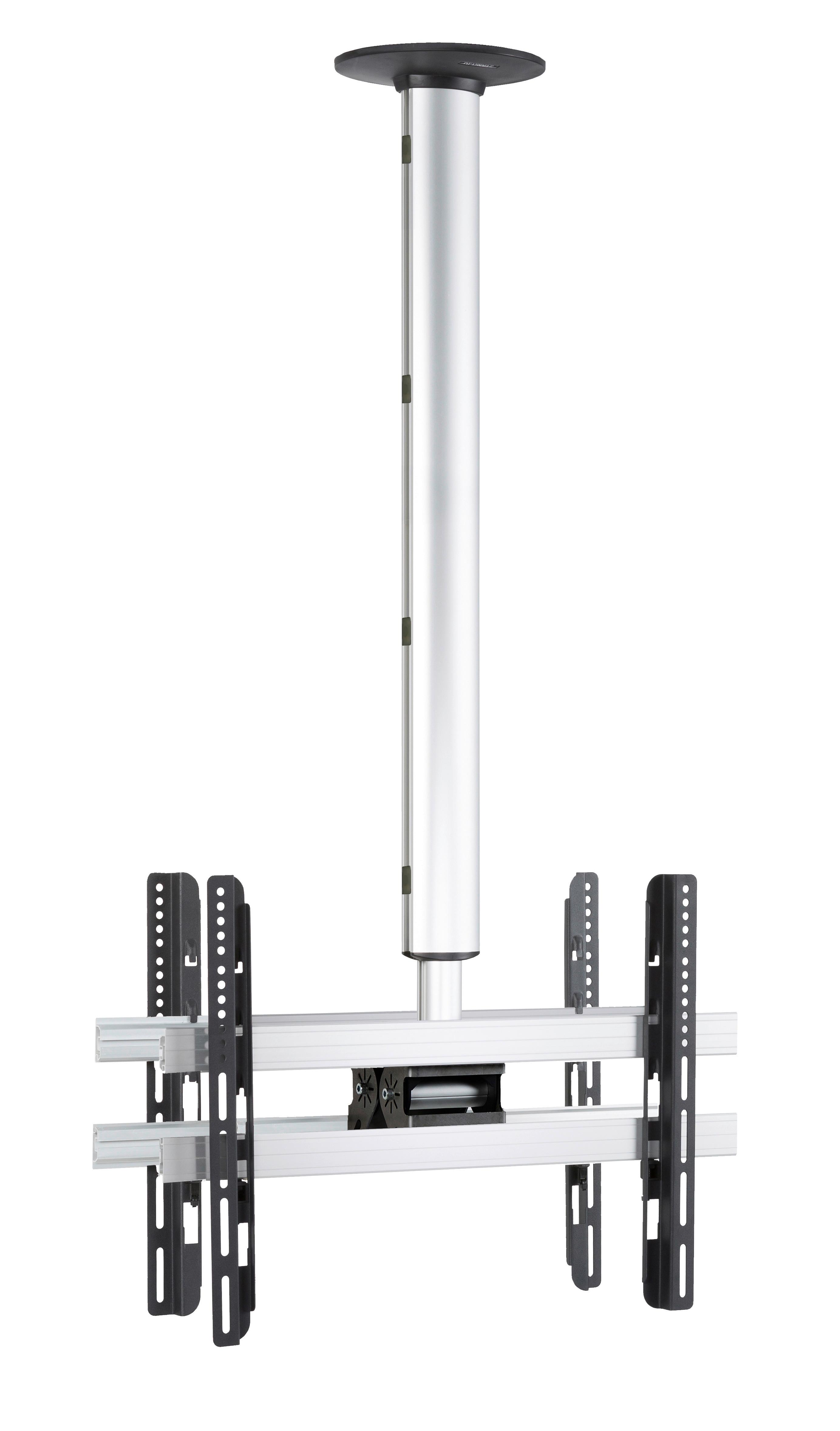 Tv- Halterung Cm Silberfarben B: 62 Cm - Silberfarben, MODERN, Metall (62/127/19cm) - MID.YOU