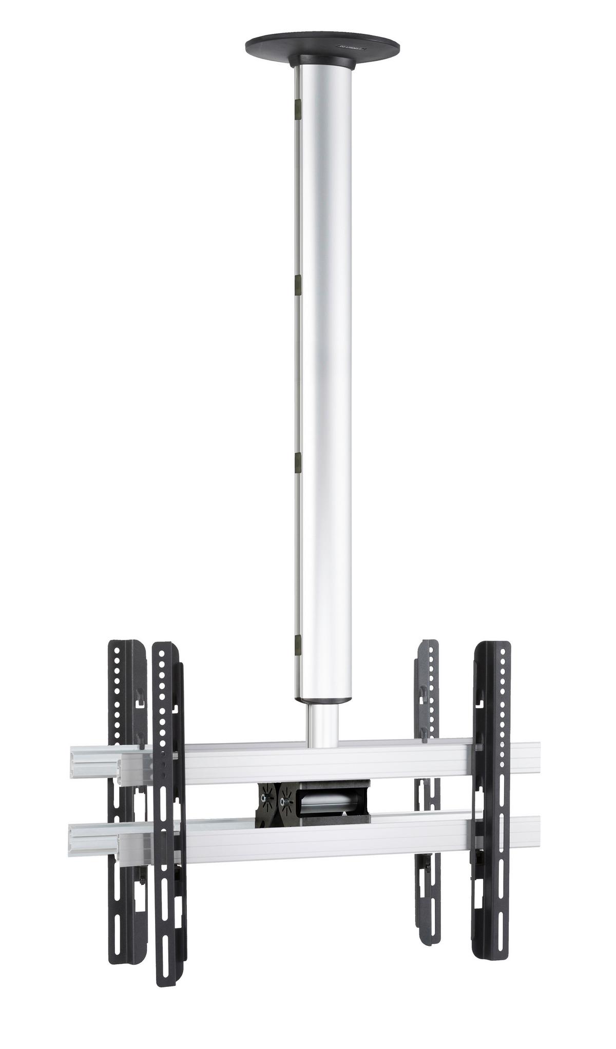 Tv- Halterung Cm Silberfarben B: 62 Cm - Silberfarben, MODERN, Metall (62/127/19cm) - MID.YOU