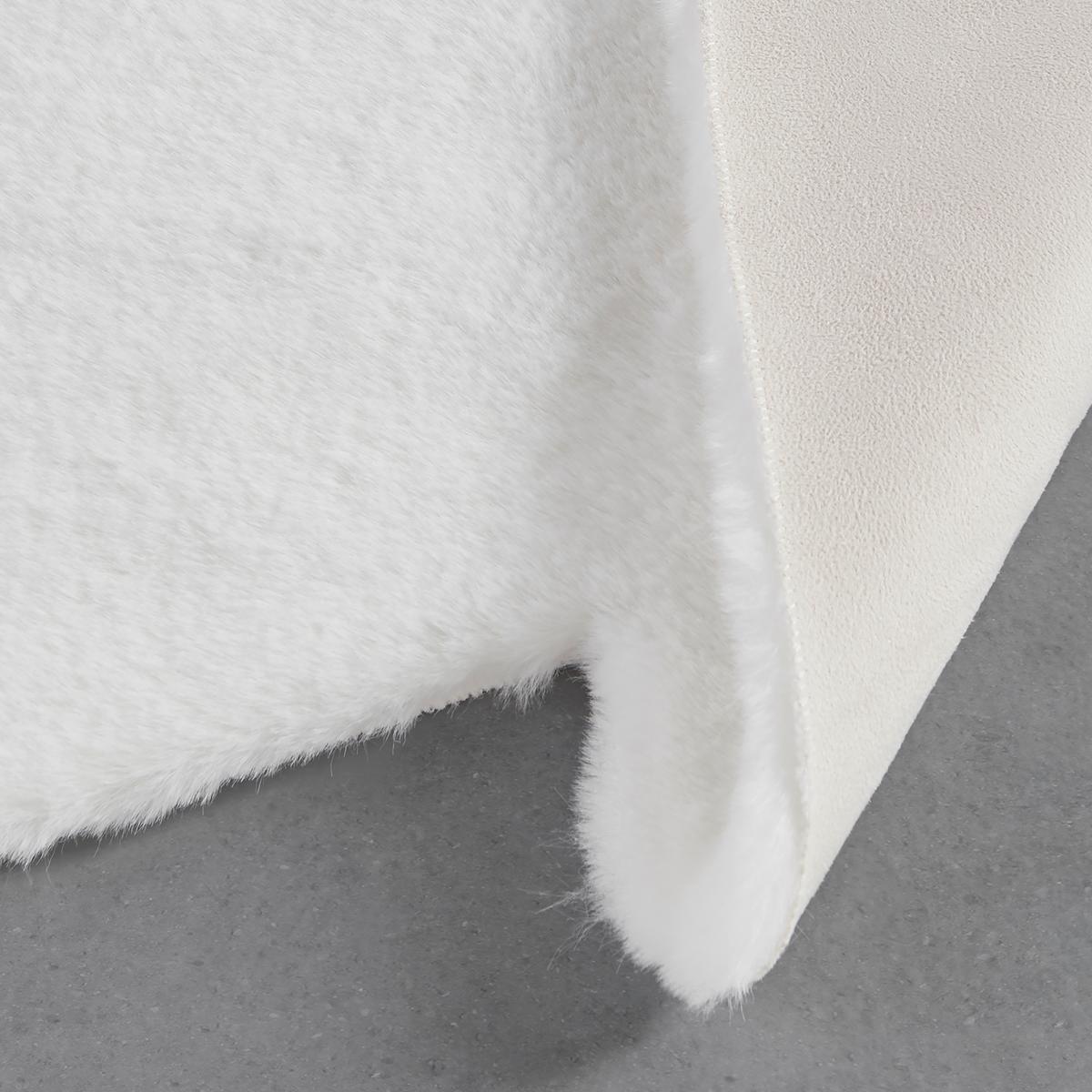 UMELÁ KOŽUŠINA Marlene, 90/60cm, biela - biela, textil/kožušina (90/60cm) - Modern Living
