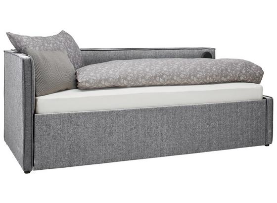 Výsuvná Postel Elm - světle šedá, Konvenční, kov/kompozitní dřevo (90/200cm) - Premium Living Výsuvná Postel Elm - světle šedá, Konvenční, kov/kompozitní dřevo (90/200cm) - Premium Living