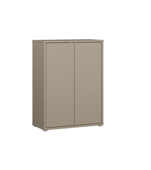 Botník barva taupe - šedá/šedohnědá, Moderní, kompozitní dřevo/plast (74,5/99,1/34,9cm)