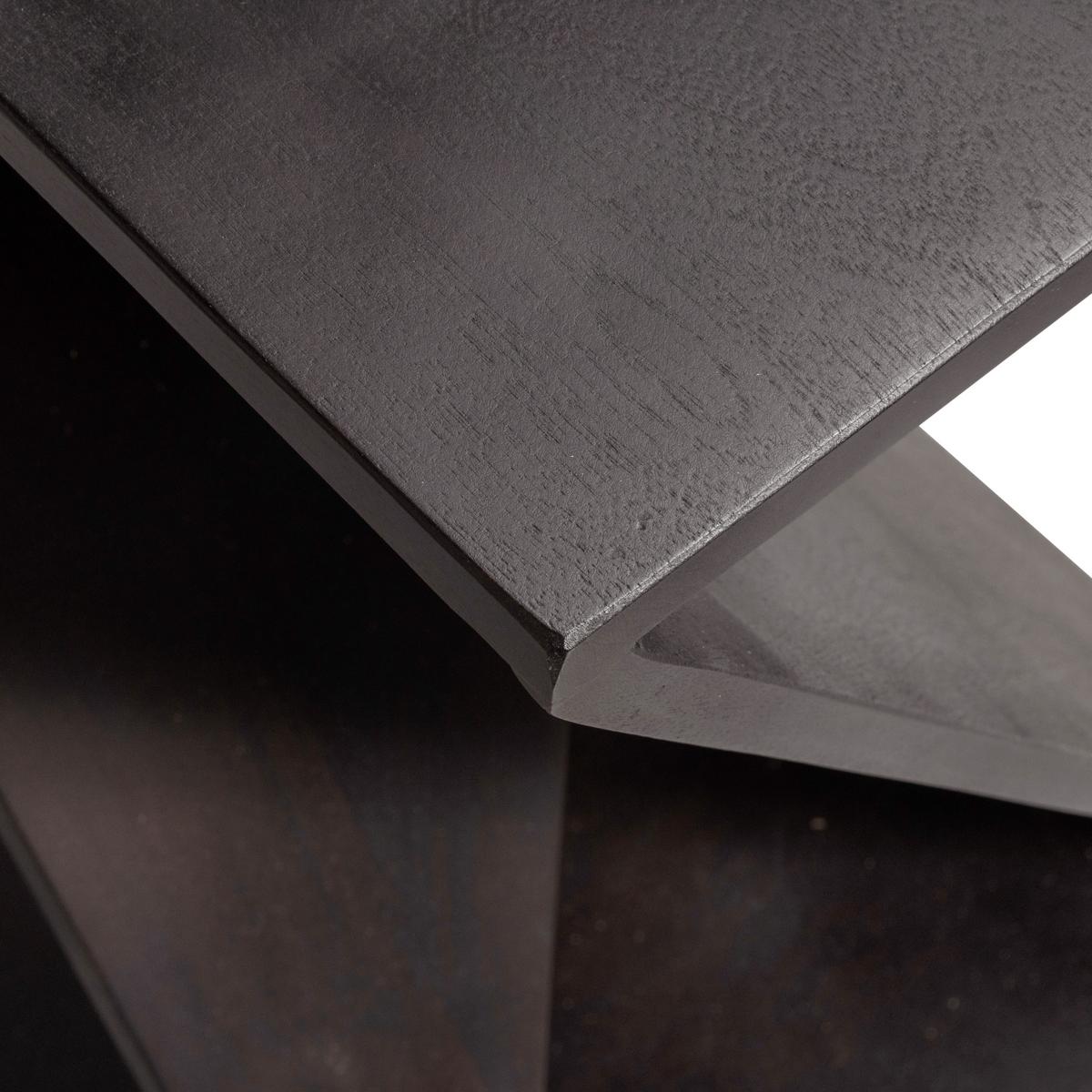 Beistelltisch Ikem Dunkelbraun B: 41 cm - Dunkelbraun, Design, Holz (41/41/61cm) - Livetastic