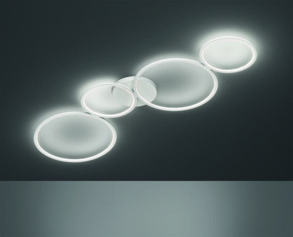 LED-Deckenleuchte 622610431 Rondo - Weiß, Design, Metall (97/5,5/34,3cm) - Trio Leuchten