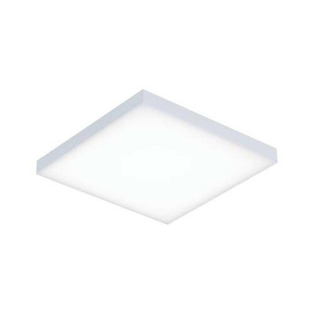 LED-Paneel L: 22,5 cm dimmbar - Weiß, Design, Metall (22,5/22,5/5cm) - Paulmann