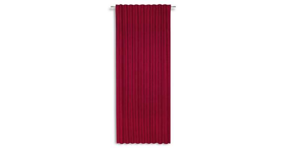 Fertigvorhang Verena - Rot, MODERN, Textil (135/245cm) - Luca Bessoni