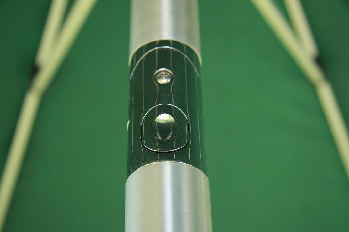 Sonnenschirm Acapole Dm: 270 Cm Anthrazit/platinfarben - Platinfarben/Anthrazit, Basics, Textil/Metall (270cm) - Gardenson