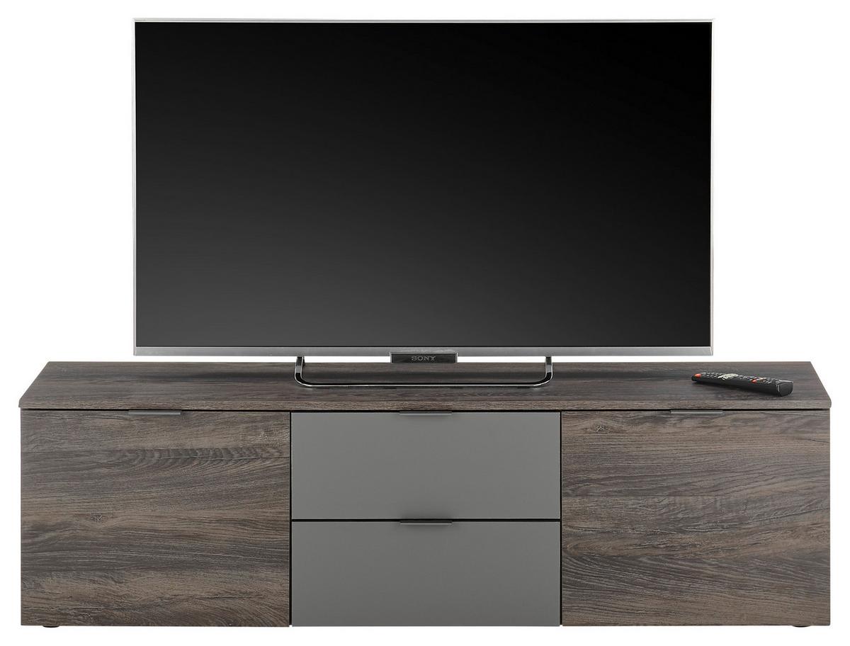 Tv-lowboard Cremona B: 150 Cm Grau - Grau, LIFESTYLE, Holzwerkstoff (150/42/38cm) - MID.YOU