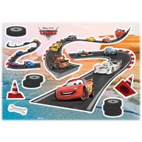 Wandtattoo Cars Track - Multicolor, Basics, Kunststoff (50/70cm) - Komar