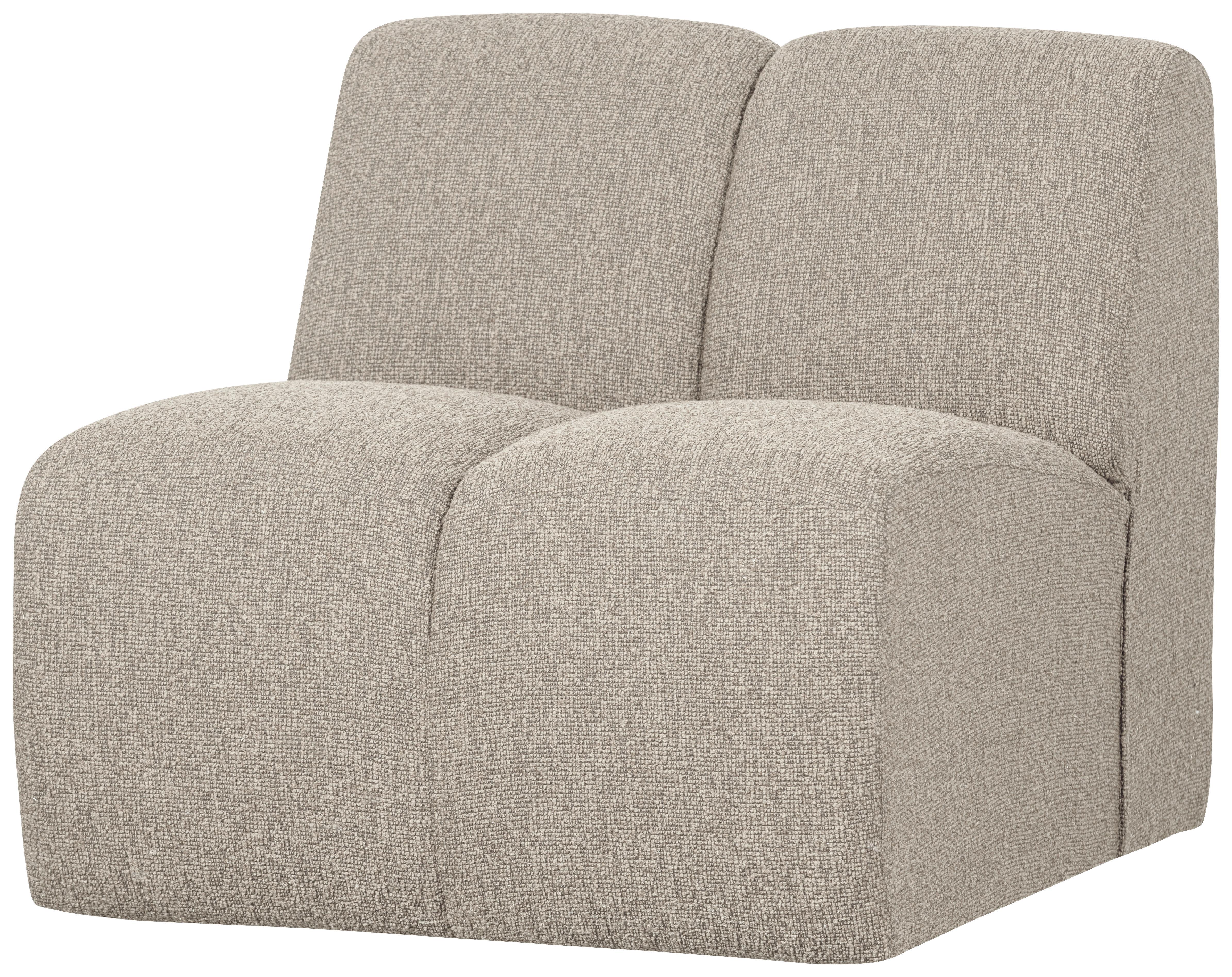 Sofaelement Mojo Beige B: 84cm - Beige/Schwarz, Design, Textil (84/74/97cm) - Livetastic