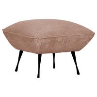 Hocker Lorris - Schwarz/Rosa, KONVENTIONELL, Textil (60/49/53cm) - MID.YOU