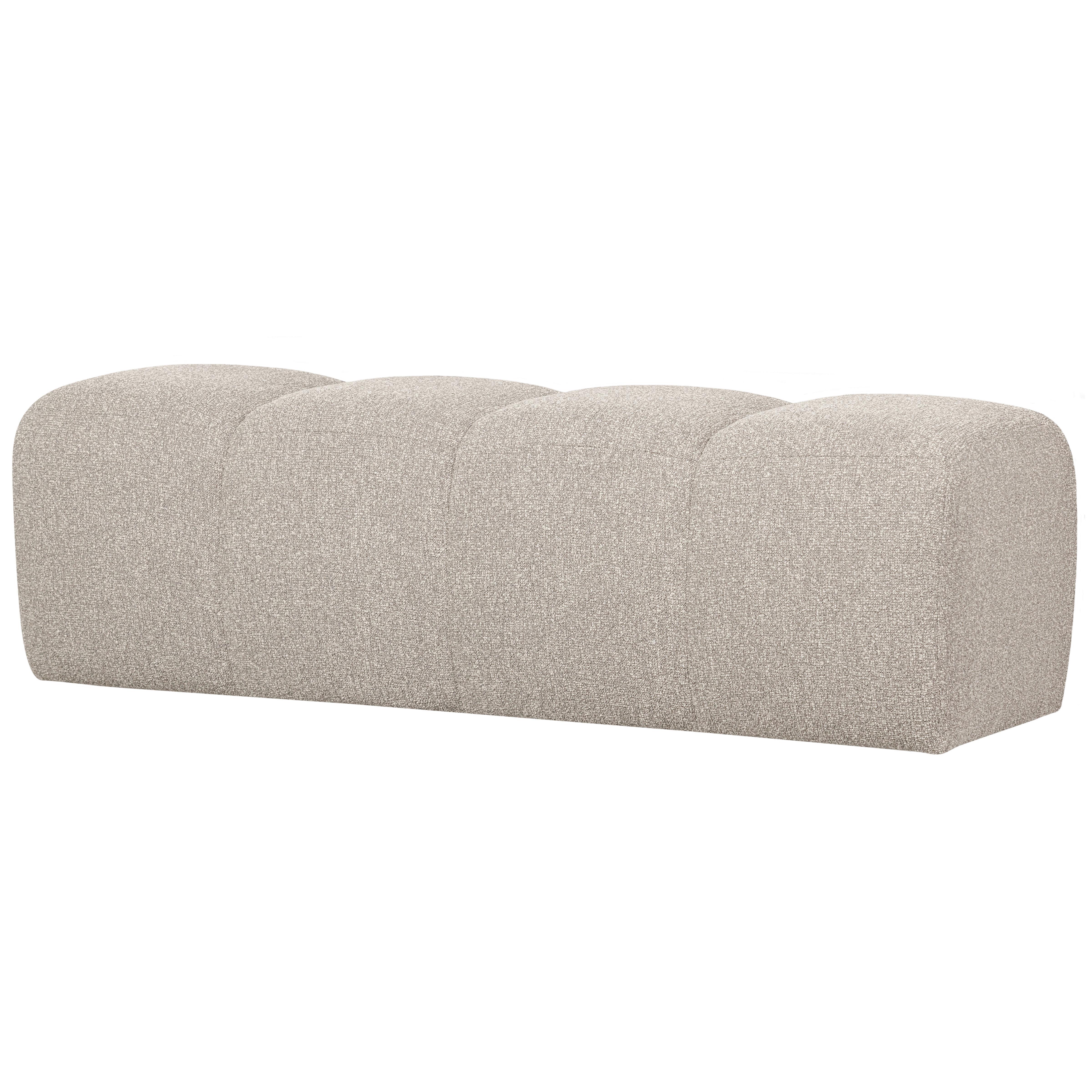 Sitzbank Mojo Beige B: 164 Cm - Beige, Design, Textil (164/49/45cm) - Livetastic