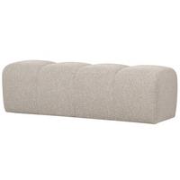 Sitzbank Mojo Beige B: 164 cm - Beige, Design, Textil (164/49/45cm) - Livetastic