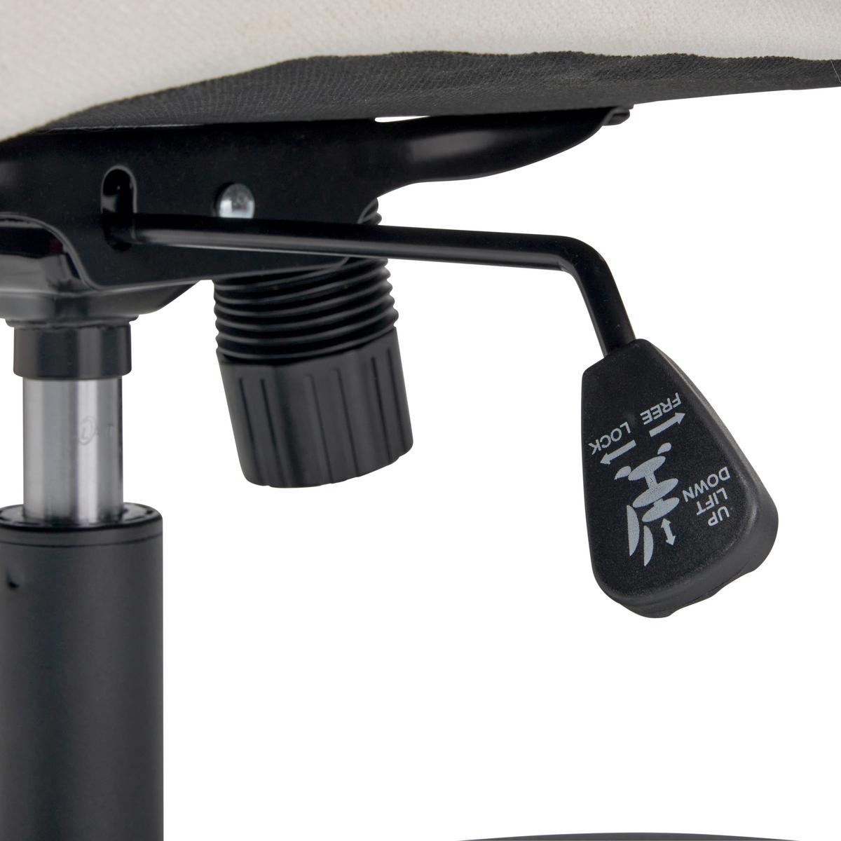 Chefsessel Pisa - Beige/Schwarz, LIFESTYLE, Holz/Kunststoff (66/114-122/71cm) - MID.YOU