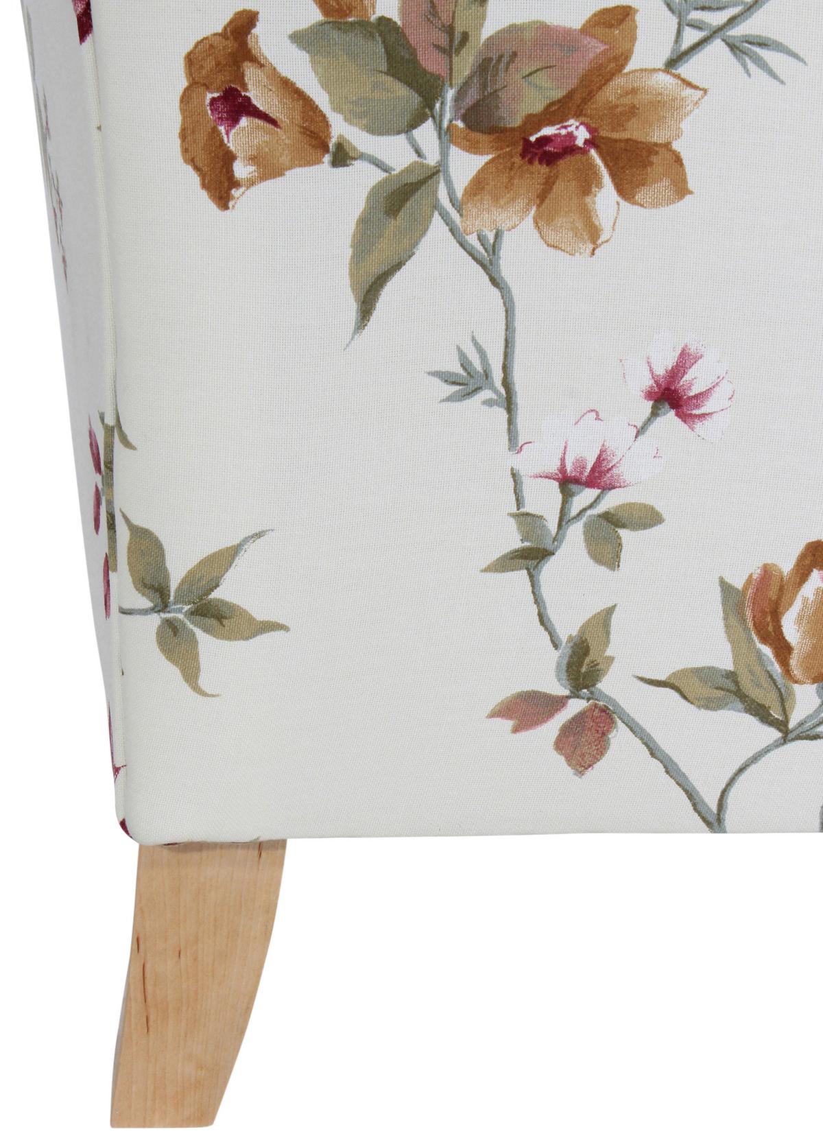 Ohrensessel Lorris - Buchefarben/Multicolor, Design, Textil (77/103/86cm) - Max Winzer