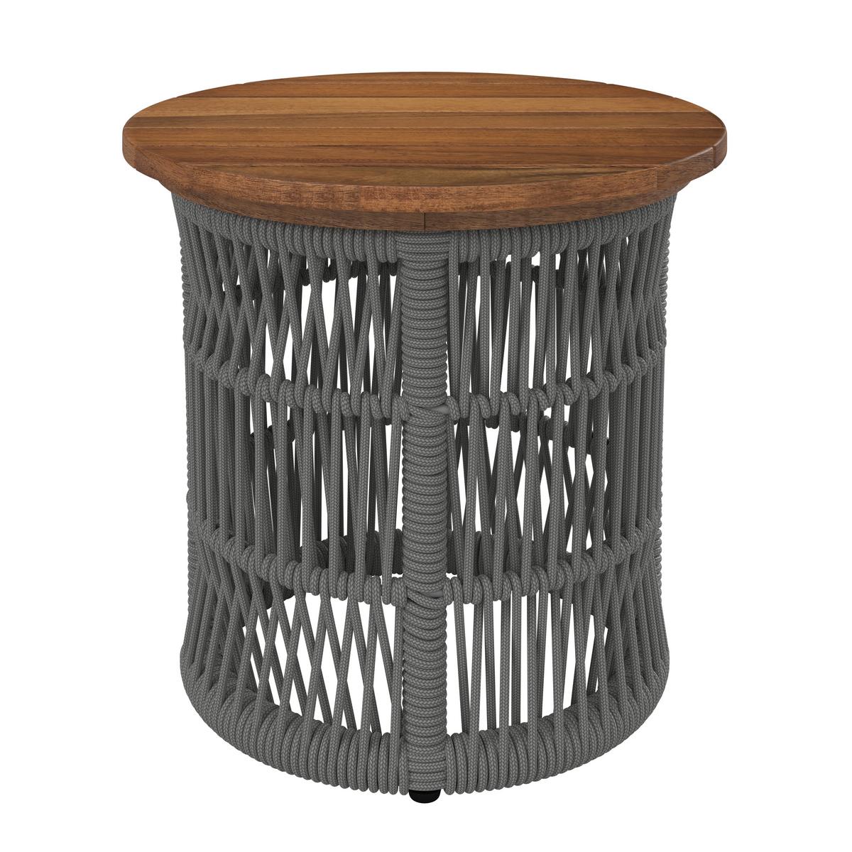 TERASOVÁ SEDACIA SÚPRAVA MALENE - krémová/prírodná farba, Modern, kov/drevo (168/70,5/80cm) - Bessagi Garden