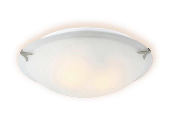 Deckenleuchte Fred - Weiß, KONVENTIONELL, Glas/Metall (40/12cm) - Ombra Deckenleuchte Fred - Weiß, KONVENTIONELL, Glas/Metall (40/12cm) - Ombra