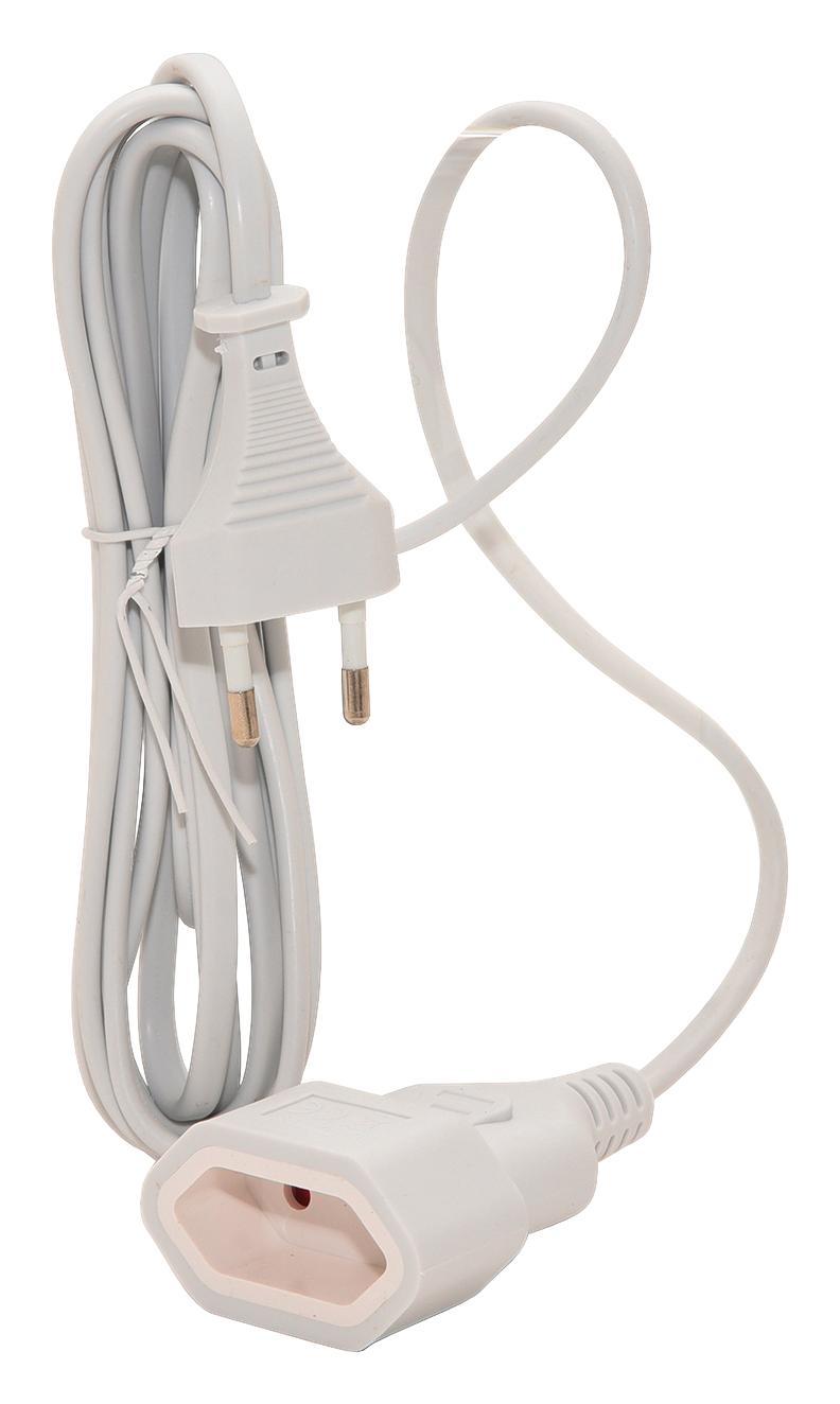 Hosszabbító Kábel 11420 - Fehér, Basics, Műanyag (18/10/3cm)