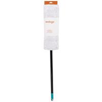 Bodenwischer Magnet Mit Teleskopstiel - Blau/Grün, KONVENTIONELL, Textil/Metall (100/15/8cm) - Ondega