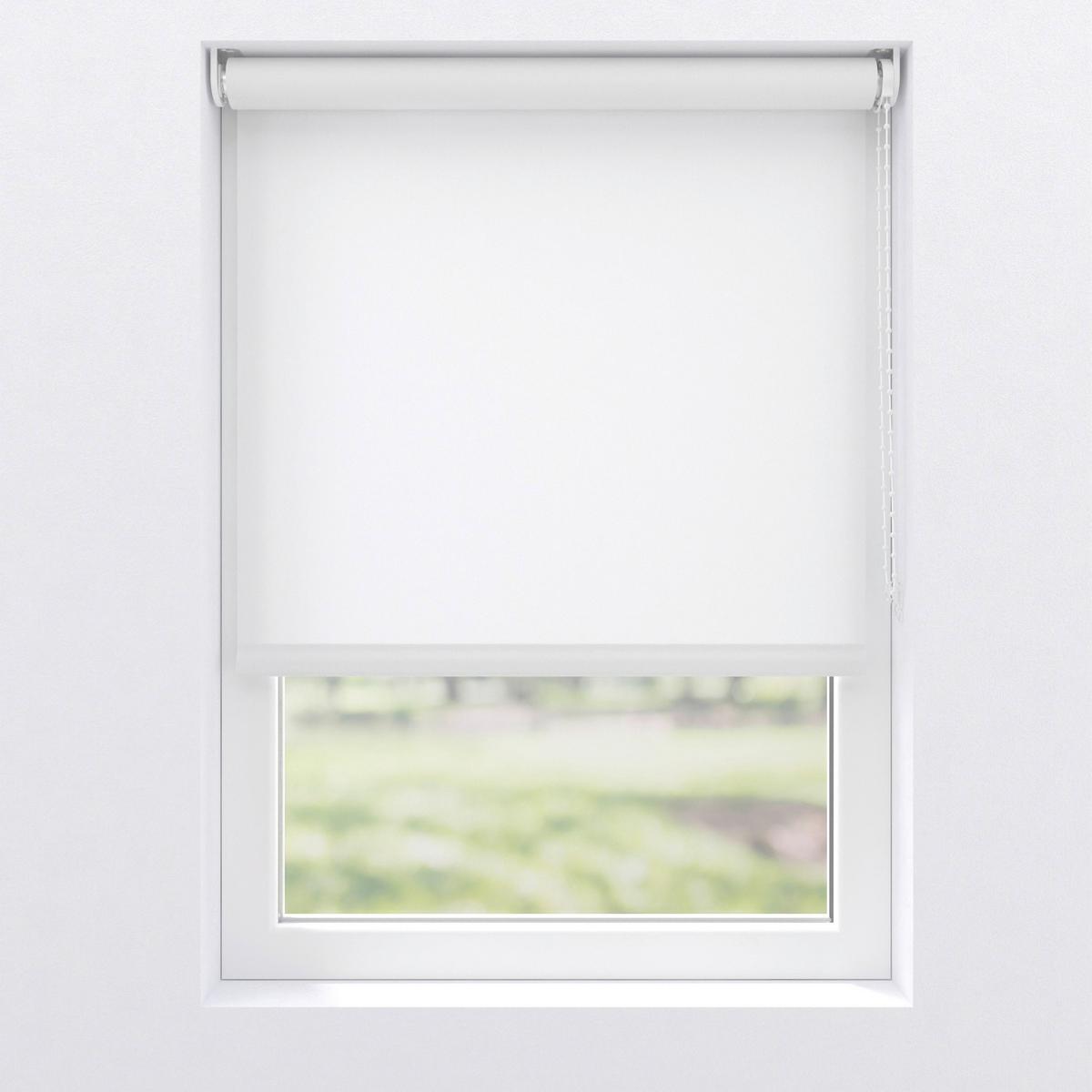 Rollo 60x190 Cm Mit Kettenzug - Weiß, Basics, Kunststoff (60/190cm)