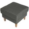 Hocker Lorris - Buchefarben/Hellgrau, Design, Textil (53/45/53cm) - Max Winzer