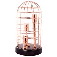 Tischleuchte Kepler 510 Kupfer - Kupferfarben, Trend, Holz/Metall (40/21/21cm) - Kayoom