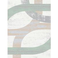 Webteppich Synthetikfaser - Beige/Hellgrün, ROMANTIK / LANDHAUS, Textil (80/150cm) - James Wood