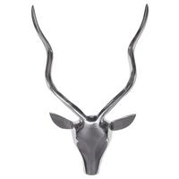 Wanddeko Wohnling Silberfarben B: 33 cm - Silberfarben, MODERN, Metall (33/54/4cm) - MID.YOU