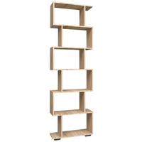 REGAL Palusa Sonoma Eiche Dekor - Silberfarben/Sonoma Eiche, Design, Holzwerkstoff (60/196/24cm) - MID.YOU