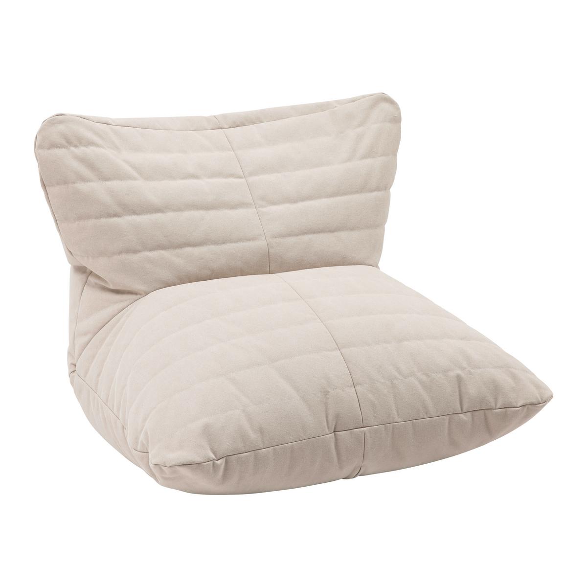Sedací vak MARTA - béžová, Moderní, textil (81/56/71cm) - Bessagi Home