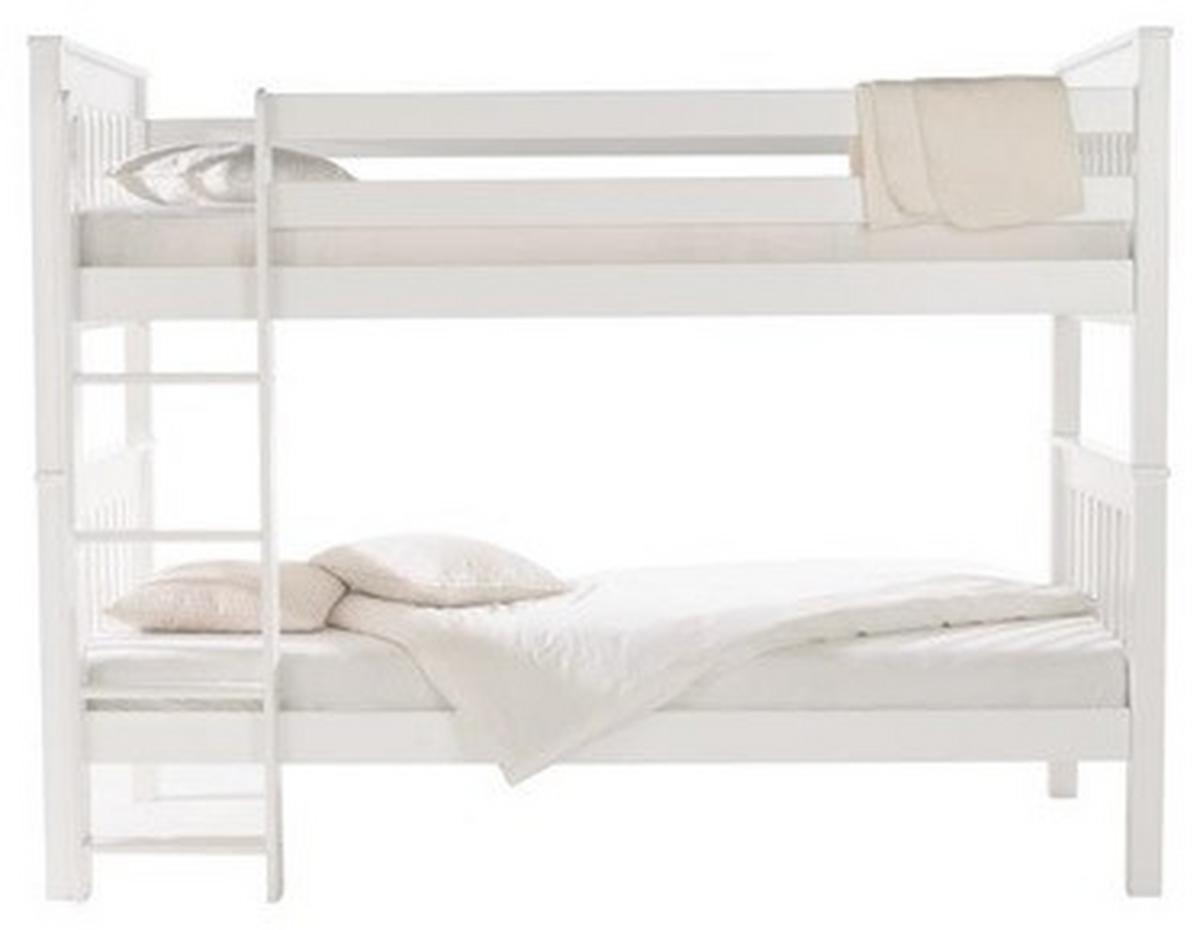 Poschodová posteľ WICKY - biela, Konventionell, drevo (90/200cm)