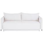 Schlafsofa Giulia - Creme/Schwarz, MODERN, Textil (217/75-95/112cm) - Luca Bessoni