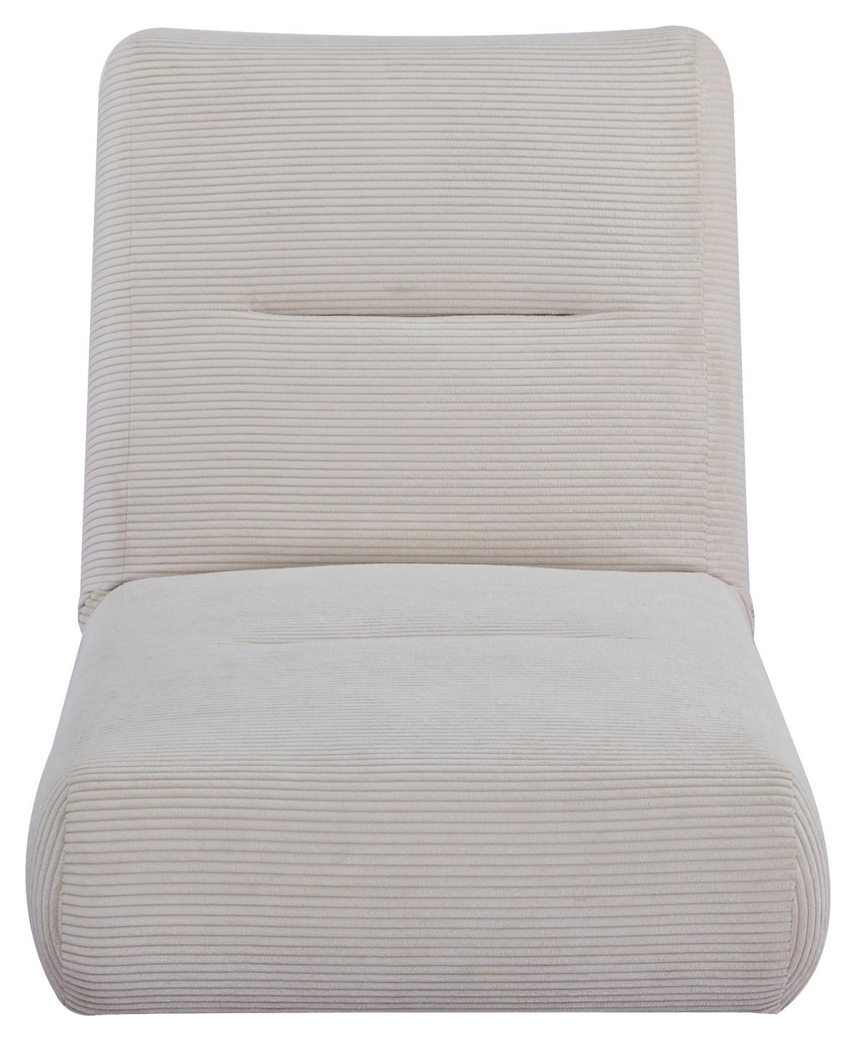 Schlafsessel Luna Beige B: 80 cm - Beige, Design, Textil (81/88/160cm) - Livetastic