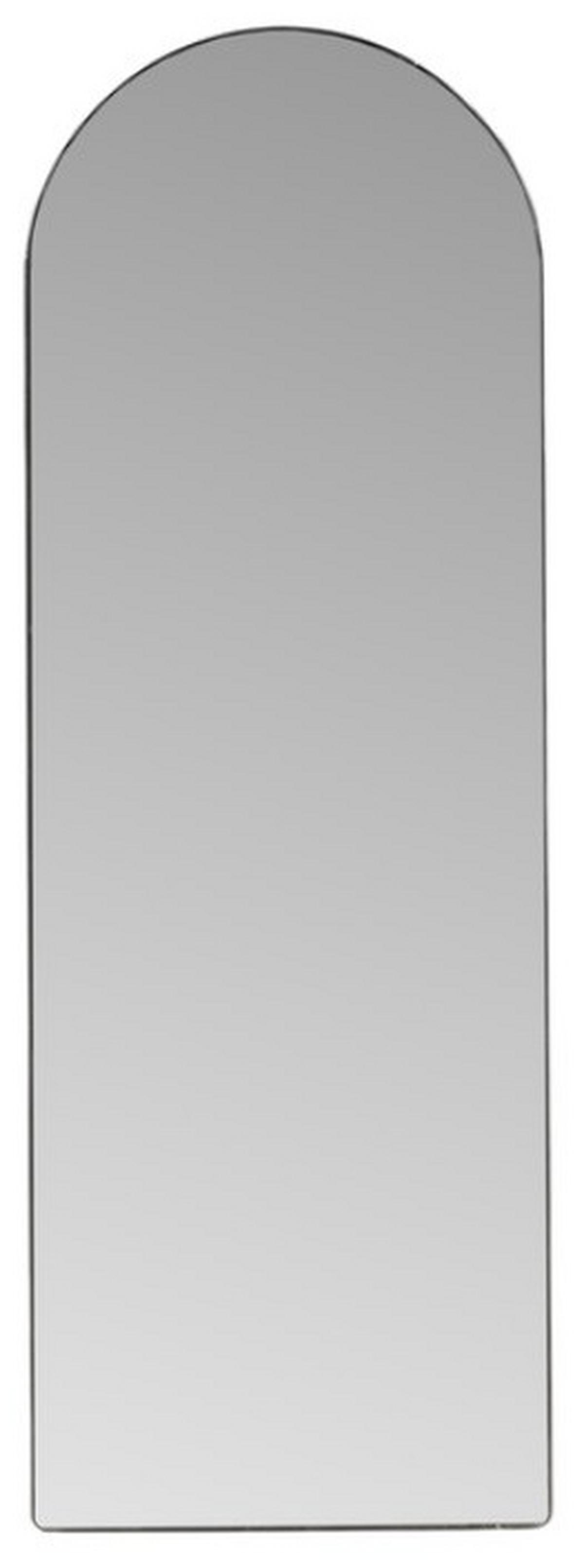 Wandspiegel Schwarz, B/h/t: 66x193x2,5cm - Schwarz, Design, Glas/Metall (66/193/2,5cm) - P & B