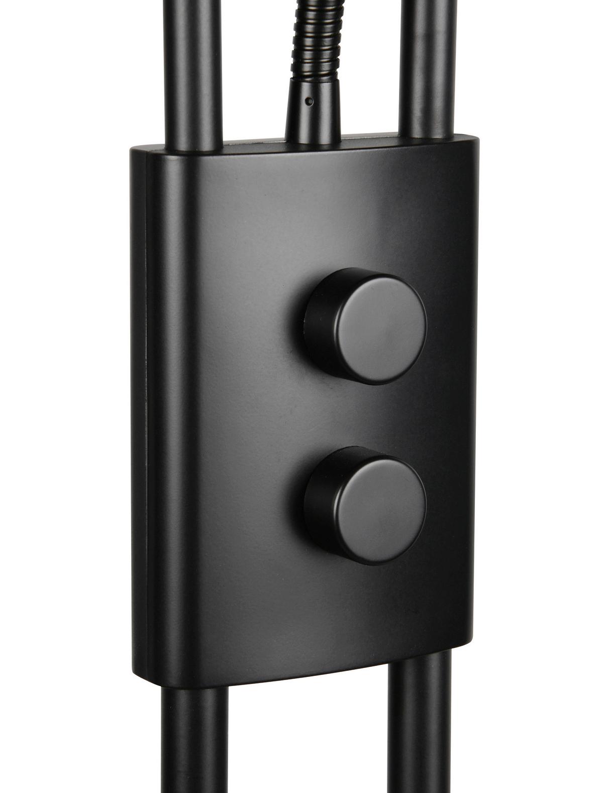 LED-Stehleuchte 478310232 Chris - Schwarz/Weiß, Design, Kunststoff/Metall (30/180cm) - Trio Leuchten