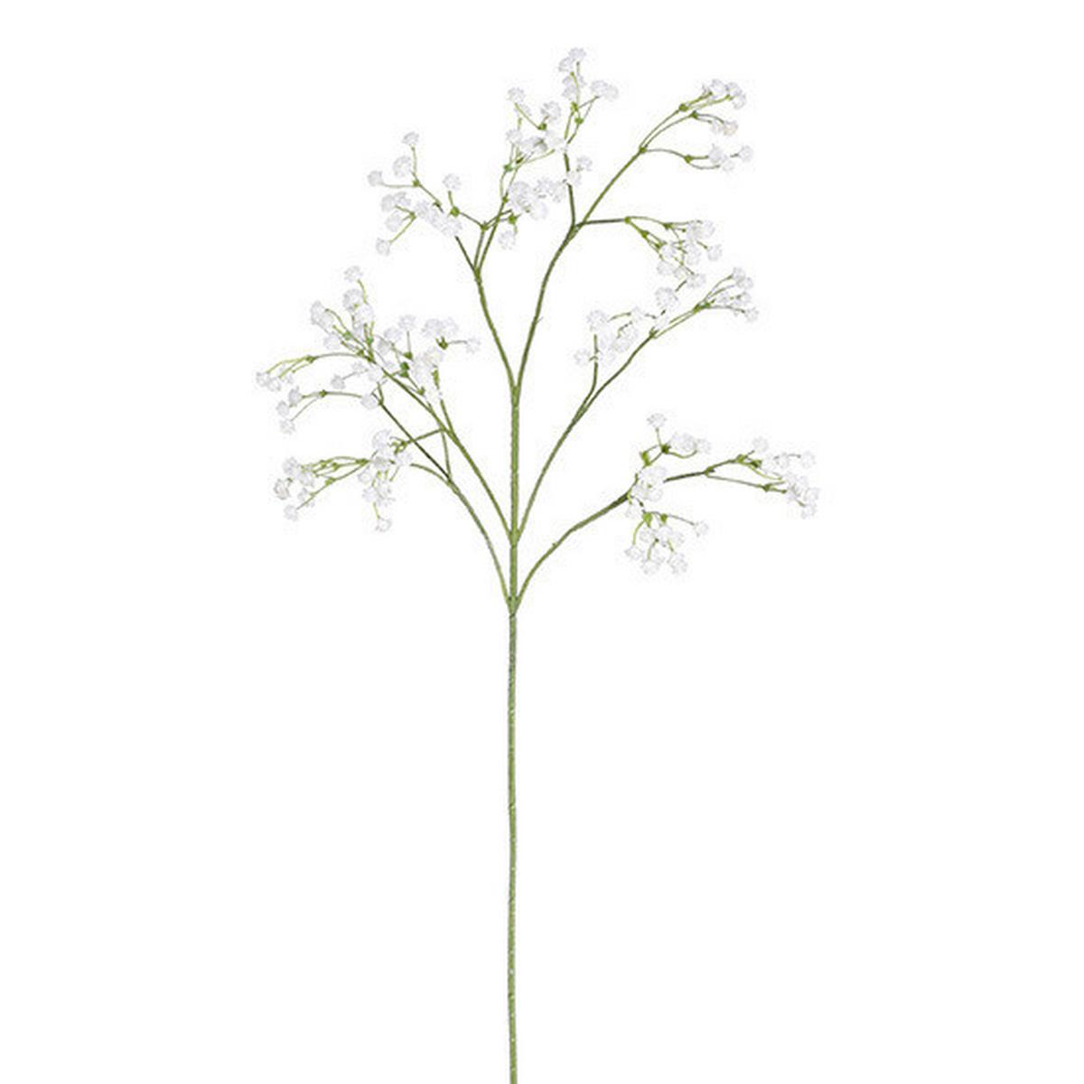 Fátyolvirág Amelia - fehér/zöld, Natur, műanyag (60cm)