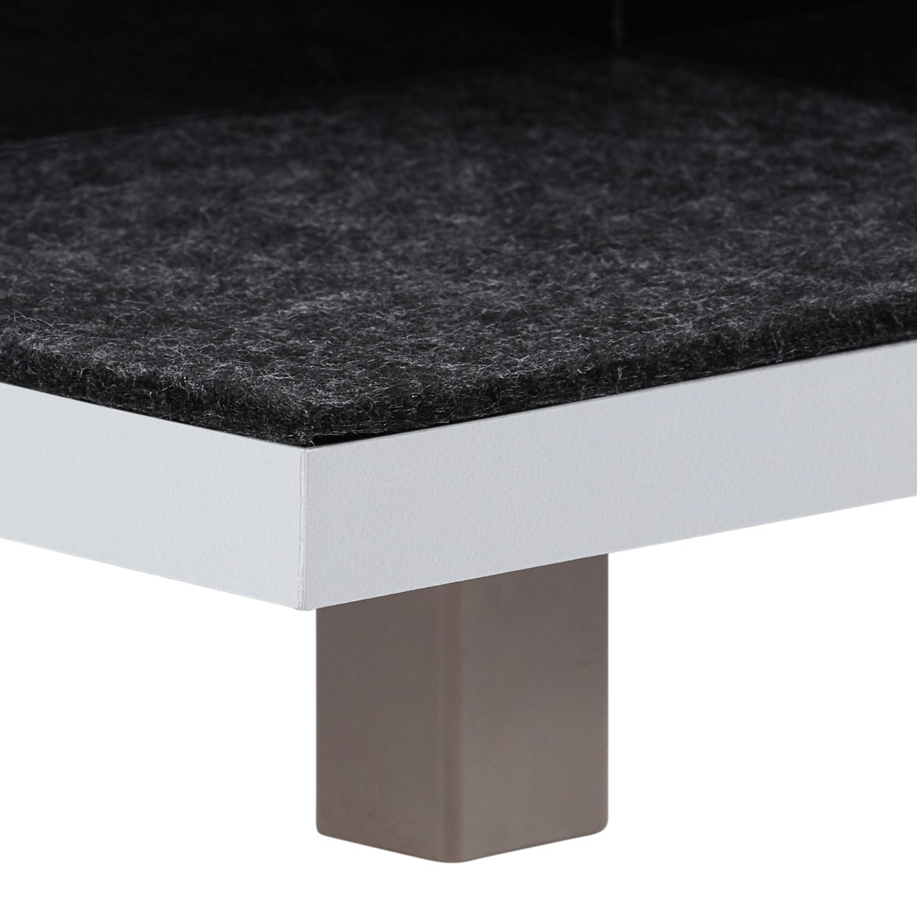 ZÁSUVKOVÝ DIEL UNIT - antracitová, Modern, plast (32,2/40,9/4,4cm) - Ondega