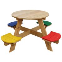 Kinder-gartenset A031.002.08 - Multicolor, KONVENTIONELL, Holz (120/56/120cm) - Ambia Garden