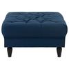 Hocker Cupido - Schwarz/Dunkelblau, Design, Textil (82/44/82cm) - MID.YOU