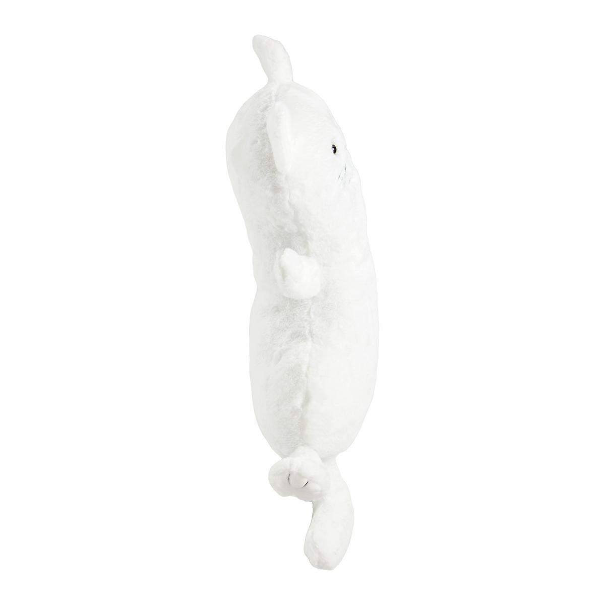Plyšová hračka mačka July - biela, Modern, textil (18/42cm) - Bessagi Kids