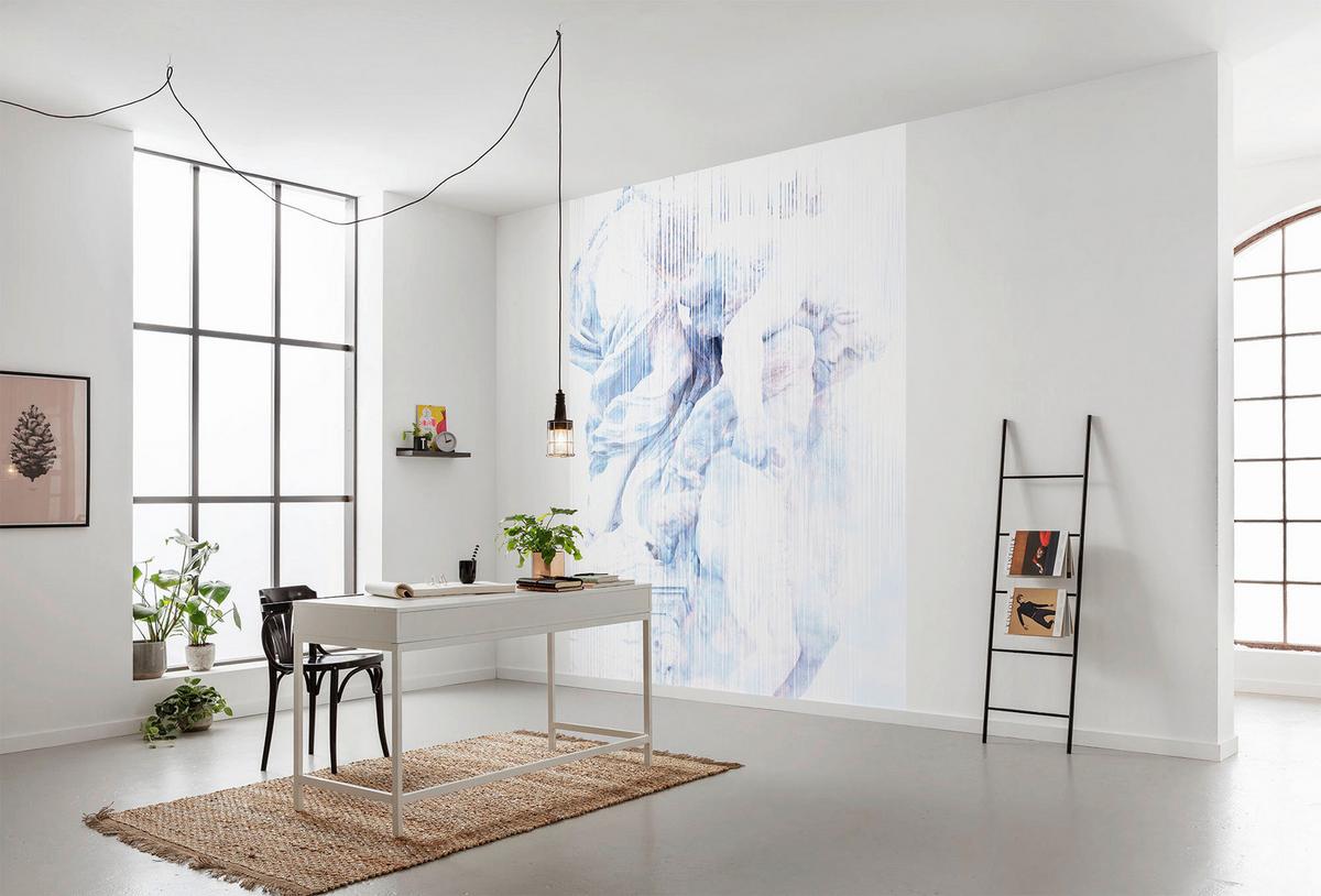 Fototapete Dreaming Of Roma - Blau/Weiß, Trend (200/280cm)