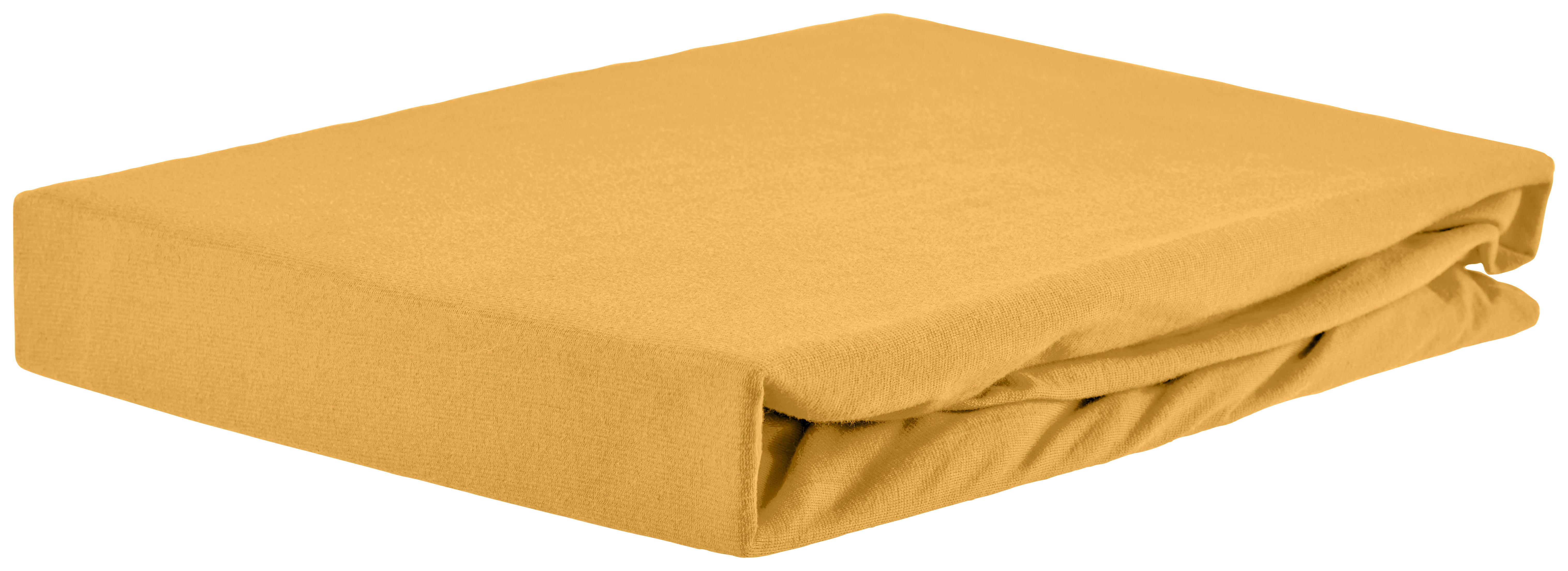 Spannleintuch Jardena Honig 100x200 Cm Baumwolle - Honig, KONVENTIONELL, Textil (90-100/200cm) - James Wood