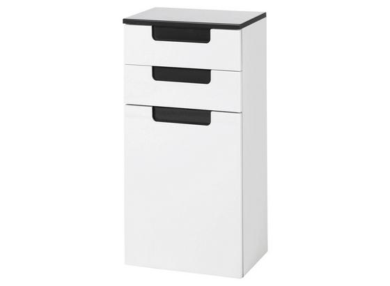 Unterschrank Siena 40cm Weiß/hglz Anthrazit - Anthrazit/Weiß, MODERN, Holzwerkstoff (40/79/27cm) Unterschrank Siena 40cm Weiß/hglz Anthrazit - Anthrazit/Weiß, MODERN, Holzwerkstoff (40/79/27cm)