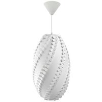 Hängeleuchte Raymond 110 Weiß B: 35 Cm - Weiß, Basics, Kunststoff (35/35/45cm) - Kayoom