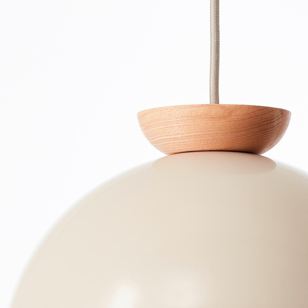Pendelleuchte 51265/09 Nalam - Beige/Naturfarben, Design, Holz/Metall (25/100/100cm) - Brilliant
