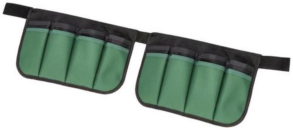 Gartengerätewagen ZI-UVGW1 Holz/Metall 2 Eimer H: 123 cm - Grün, MODERN, Holz/Kunststoff (123cm) - Zipper