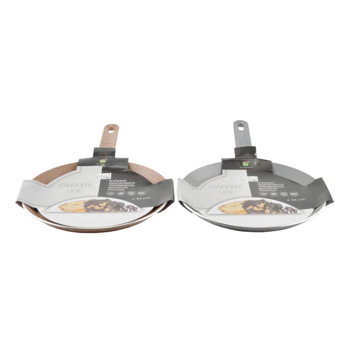 Palacsintasütő Granite - bézs/antracit, fém