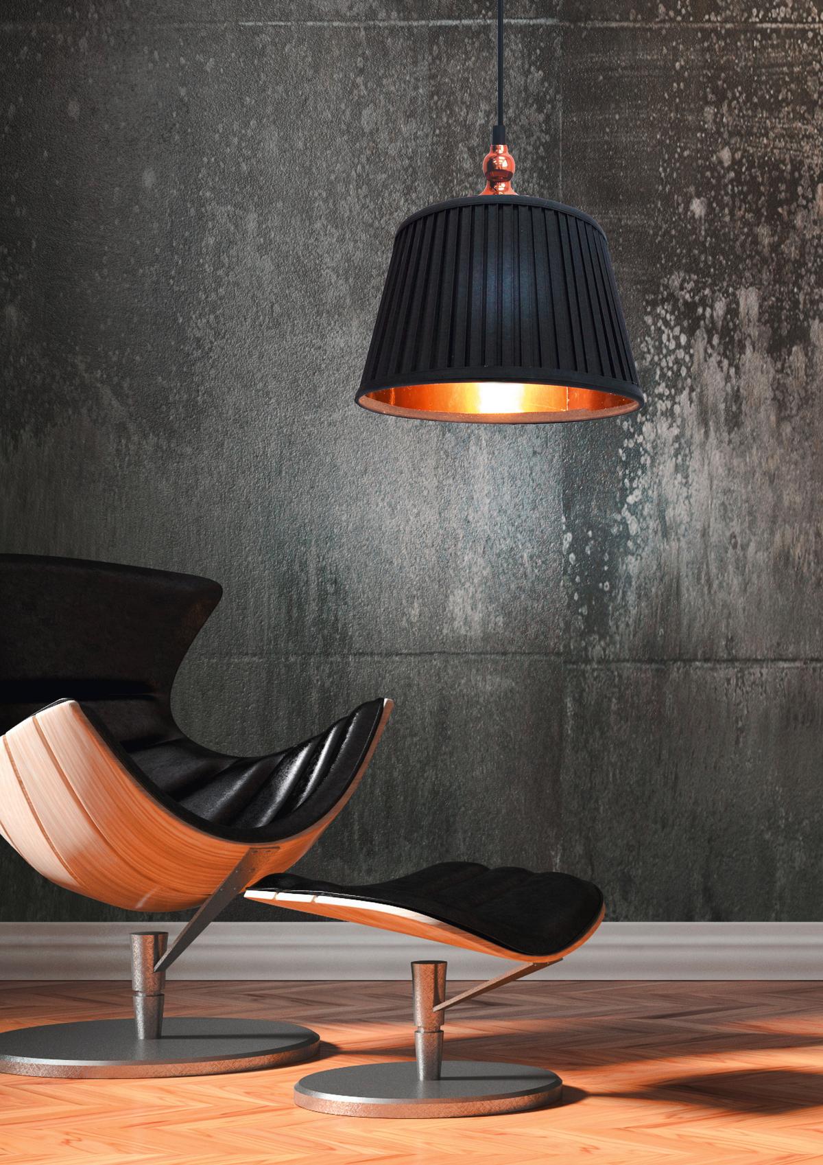 Hängeleuchte 31-39378 - Kupferfarben, Basics, Metall (110/30/30cm)