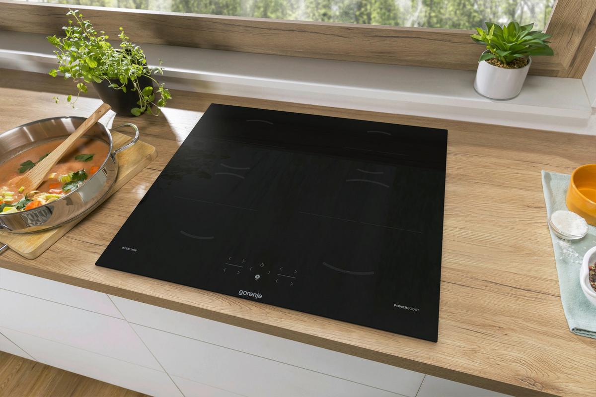 Induktionskochfeld Autark Gi6401bsc Schwarz - Schwarz, Basics, Glas (59,5/5,4/52cm) - Gorenje